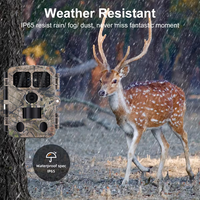 Caméra de chasse extérieure pour la faune, 48MP, vidéo 4K, objectif HD, détection de mouvement, Wi-Fi rapide, caméras de suivi de gibier