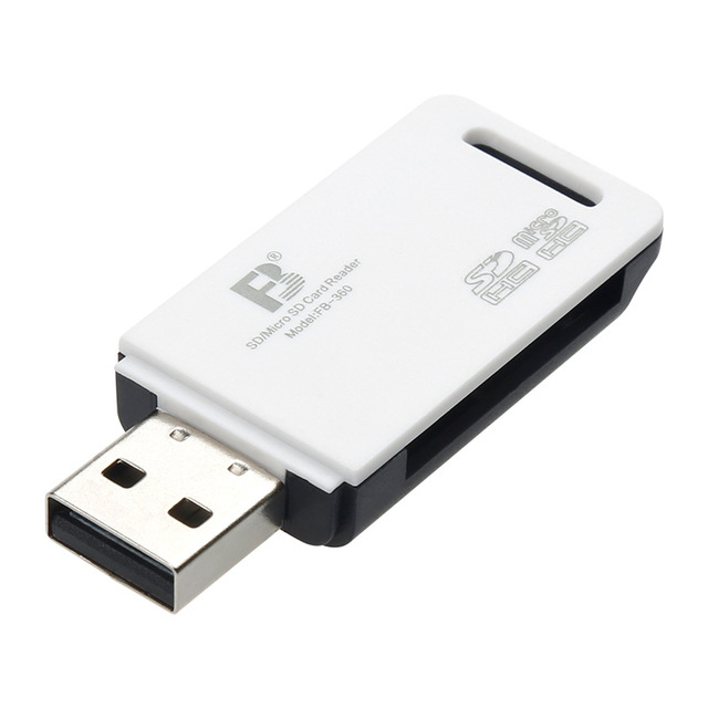 2-in-1 USB High Speed SD TF Memory Card Reader Universal Computer Multi-function Card Reader for Computer Laptop Macbooks