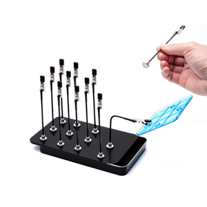 Base magnética para pinzas de pintura, 162x102x20mm, pinzas metálicas ajustables para pulverización, coloreado, secado, uso en laboratorio - Product Image 5