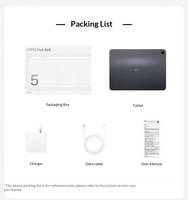 Tablet PC OPPO Pad Air 5 WIFI asli, layar LCD 12,1 inci 120hz, prosesor MTK Dimensity 7300, kamera Android 8MP, baterai 10050mAh, pengisian daya 330W