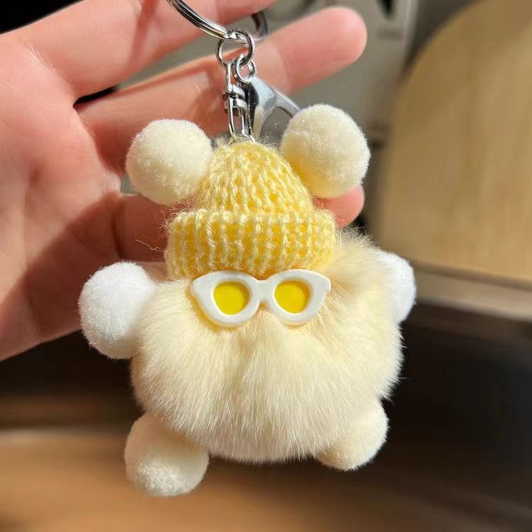Beige yellow eye