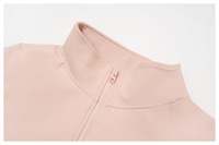 Ensemble de survêtement pour femme, veste à col montant avec fermeture éclair intégrale et pantalon évasé, idéal pour le sport, le fitness et le yoga, collection automne-hiver