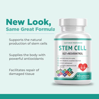 Placenta de cerf de marque privée Ergothioneine EGT Sélénium Resvératrol N-acétylcystéine Capsules Supplément de cellules souches