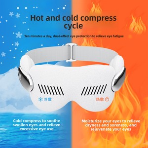 Smart Eye Massager with Knead Pressure <b>Heat</b> & Cooling Wireless Remote Control Type-C <b>USB</b> for Eye Strain & Migraine Relief - Product Image 3