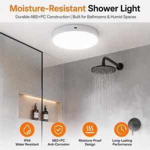Wireless Rechargeable <b>LED</b> Ceiling <b>Light</b> <b>Motion</b> <b>Sensor</b> Remote Control No Wiring Installation - Product Image 5