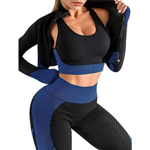 Mallas de nailon hechas a medida para mujer, cintura alta, transpirables, antibacterianas, sin costuras, ropa de calle de punto grueso, ropa de Yoga informal - Product Image 1