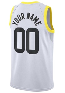 Prix Spécial Nouveaux Maillots de Basket-Ball de Haute Qualité <span class=keywords><strong>Utah</strong></span> Logo Cousu Maillots Brodés Maillots Personnalisés avec Logo - Product Image 5