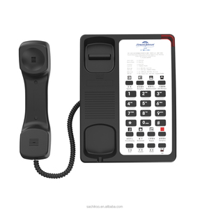 <span class=keywords><strong>Téléphone</strong></span> <span class=keywords><strong>fixe</strong></span> analogique filaire Sachikoo pour chambre d'hôtel, en plastique/ABS, avec connectivité LAN, modèle SN-0008 - Product Image 3