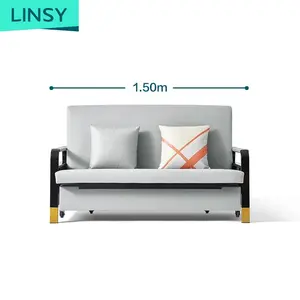 Linsy 소파 Cama Plegable Muy Resistentes 유럽 럭셔리 접이식 Sofabed 거실 현대 소파 정액 접이식 침대 LS182SF3