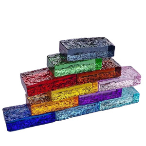 Bloque <span class=keywords><strong>de</strong></span> <span class=keywords><strong>Vidrio</strong></span> Sólido con Textura <span class=keywords><strong>de</strong></span> Ondas <span class=keywords><strong>de</strong></span> Agua, <span class=keywords><strong>Ladrillo</strong></span> <span class=keywords><strong>de</strong></span> <span class=keywords><strong>Vidrio</strong></span> <span class=keywords><strong>de</strong></span> Cristal Colorido para Paredes Divisorias Interiores Decorativas - Product Image 4