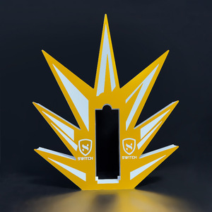 Acrylic Display Stand With Led <b>Lighting</b> Vertical Wine Rack For Bar Desktop Storage Rack Simple Style - Product Image 2