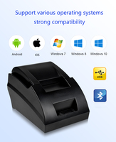 58mm untuk Antarmuka Bluetooth & WiFi Printer POS Thermal untuk Supermarket Toko Android IOS Windows Mobile USB Warna-warni Sto