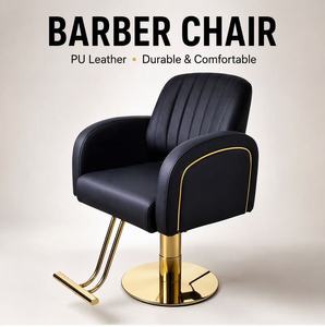 Chaise de Barbier Multifonctionnelle Professionnelle pour Salon de Coiffure 2026 - Product Image 1
