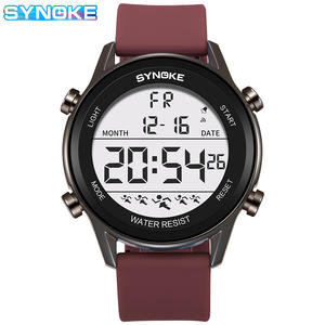 SYNOKE <span class=keywords><strong>Montre</strong></span> facile à lire avec de grands <span class=keywords><strong>chiffres</strong></span> Montres numériques pour hommes 50M résistant à l'eau LED Montres électroniques ultra-minces Reloj Hombre - Product Image 3