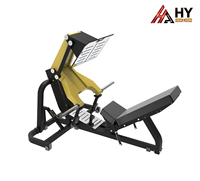 Presse à jambes à 45 degrés à charge libre HY-DHF03, modèle commercial robuste, très vendue pour l'entraînement musculaire en salle de sport
