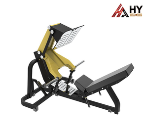 Presse à <span class=keywords><strong>jambes</strong></span> à 45 degrés à charge libre HY-DHF03, modèle commercial robuste, très vendue pour l'entraînement musculaire en salle de sport - Product Image 1
