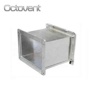 Thép mạ kẽm hình chữ nhật <span class=keywords><strong>Duct</strong></span> HVAC bộ phận thông gió không khí <span class=keywords><strong>Duct</strong></span> điều hòa không khí <span class=keywords><strong>Duct</strong></span> - Product Image 3