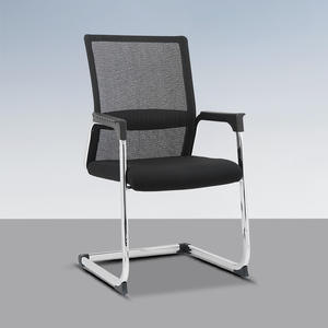 Sillas de Escritorio de Malla con Patas de Metal Tipo Trineo, <span class=keywords><strong>Precio</strong></span> de Mayoreo en Foshan, Sillas de Recepción para Hospitales y Entrevistas - Product Image 1