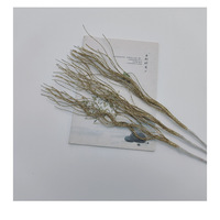 43cm Gold Glitzer-Lametta-Beerenzweig, Weihnachtsbaumschmuck, Neujahrs-Partydekoration mit Glitzer-Beerenzweig