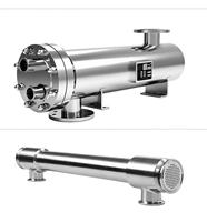 Échangeur de chaleur OEM personnalisé à double feuille tubulaire en U, amovible, conforme ASME BPE GMP, pour eau purifiée WFI et fluides biochimiques