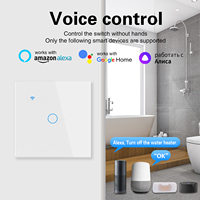 Interruptor Inteligente WiFi Tuya de Alta Potencia 40A 8000W con Panel Táctil de Vidrio ABS para Calentador de Agua y Caldera, Control Remoto, Smart Life, Duradero