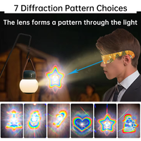 Lunettes de Diffraction Cœur à Monture Imprimée Couleur Personnalisée, Accessoires de Télescope, Protection Idéale pour les Yeux, Lunettes d'Éclipse Solaire