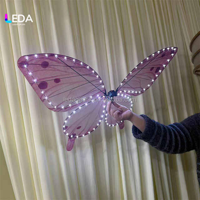 LEDA Indoor LED Bionic butterfly Remote-controlled Flapping Drones for Wedding Music Festival Decorations