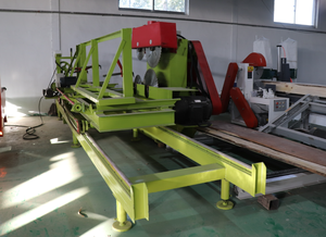 <span class=keywords><strong>Scierie</strong></span> circulaire industrielle à 4 arbres avec chariot porte-bûches, machine de traitement du bois robuste - Product Image 5