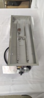 Kit de système de brûleur de foyer au propane Rectangle en acier inoxydable en gros d'usine