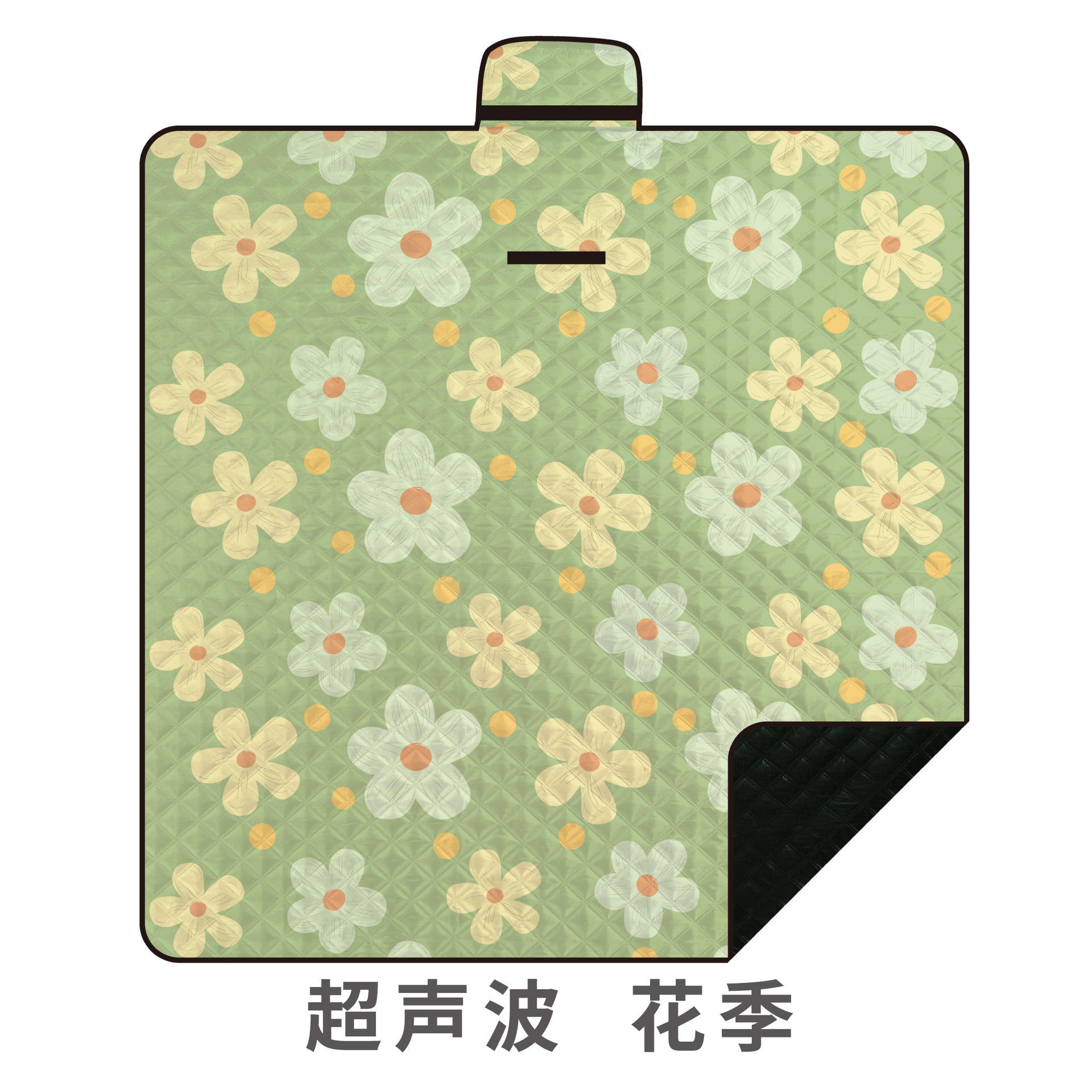 Base en tissu Oxford floral à ultrasons