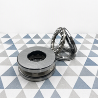 Roulement axial à billes unidirectionnel 51105 25x42x11mm avec plusieurs options de cage