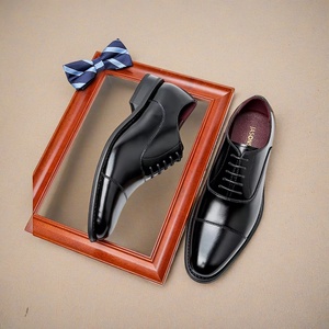 Precio de fábrica Oficina <span class=keywords><strong>Oxford</strong></span> Zapatos italianos clásicos Hombres Cuero genuino Boda Zapatos formales Zapatos de vestir de lujo personalizados para hombres - Product Image 4