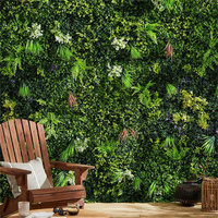 Panneau mural en gazon artificiel 50x50cm, vert, pour hôtel, centre commercial, jardin, projet d'aménagement paysager, fabrication sur mesure OEM ODM