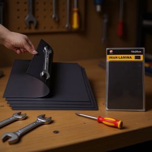 Iman Lamina 15x20cm 0.5mm No Adhesive Magnetic Sheet For Tools Storage - Product Image 2