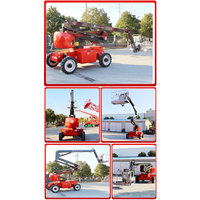 EVERSTAR Eklemli Bomlu Platform Dizel Motorlu 12-44m Maksimum Yükseklik Tekerlekli Mobil Çok Bölmeli Ayaklı Endüstriyel Kullanım Yüksek Platform
