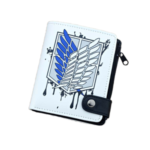 17デザイン卸売エレン・イエーガーアニメ女性財布高級レディース財布漫画箱梱包男財布高級マネークリップ財布 - Product Image 1