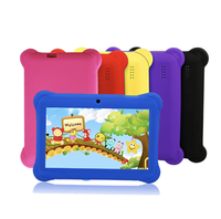Tablet Infantil con Funda de Silicona, Android 14, Intel Quad Core, 10.1 Pulgadas, Resistente al Agua, para Niños Pequeños, Control Parental, 4G/Wi-Fi