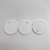 Diffuseur d'arômes en pierre de gypse personnalisé avec logo, parfumé, en céramique, à suspendre dans la voiture