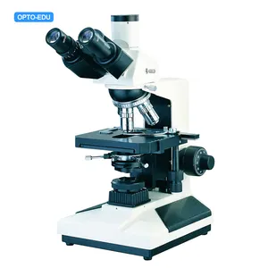 Microscopio de laboratorio biológico trinocular educativo compuesto 1000x, precio de 1/2/2"