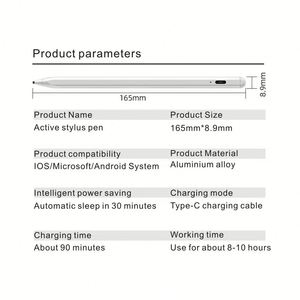 Lápiz Inteligente para Samsung <span class=keywords><strong>Note</strong></span> 9, Lápiz Magnético para Teléfonos y Tabletas Android/iOS, Lápiz Universal Activo para <span class=keywords><strong>Redmi</strong></span> - Product Image 6