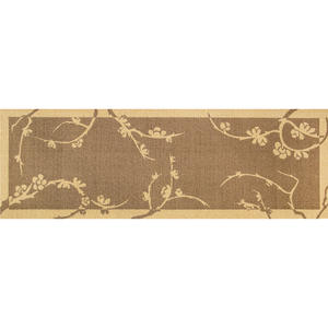 พรมขนสัตว์นิวซีแลนด์รูปสี่เหลี่ยมผืนผ้าลายดอกไม้กันลื่นสำหรับห้องนอนห้องทำงาน - Product Image 1