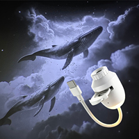 Projecteur LED 4K Ultra HD, mini planétarium USB, projection de ciel étoilé, lampe de plafond moderne pour chambre à coucher, décoration de chambre