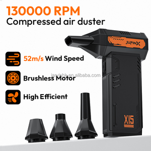 Soplador de aire eléctrico JUFINX X15 con motor sin escobillas de alta velocidad, soplador de aire multifuncional para limpieza - Product Image 2