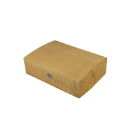 Boîte de rangement en bois massif faite à la main en gros avec serrure, boîte cadeau rectangulaire en bois avec logo personnalisé