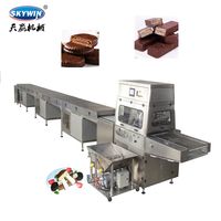 Machine à gaufrettes, ligne de recouvrement de gaufrettes au chocolat, machine à gaufrettes, ligne de production intelligente à commande PLC