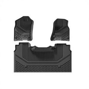 Tapis de sol de voiture en <span class=keywords><strong>TPE</strong></span> écologique imperméable à l'eau, 3 pièces, 19-24 Dodge Ram 1500, 3,5 mm d'épaisseur, motif uni - Product Image 5