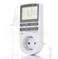 Großbildschirm EU/UK/USA-Stecker 16A 230V/220V Digitaler Timer-Steckdose mit 1-168h Verzögerung für Küchengebrauch