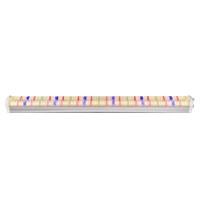 Barre de culture LED 120W à spectre complet en forme de V, double face, sous-canopée, étanche IP66, dimmable avec 930 Umol/m2/s PPFD