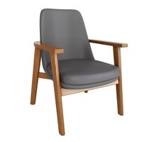 Ensemble de meubles de restaurant commercial, table ronde en bois et fauteuil rembourré, mobilier de salle à manger pour café, bistrot, hôtel, salon