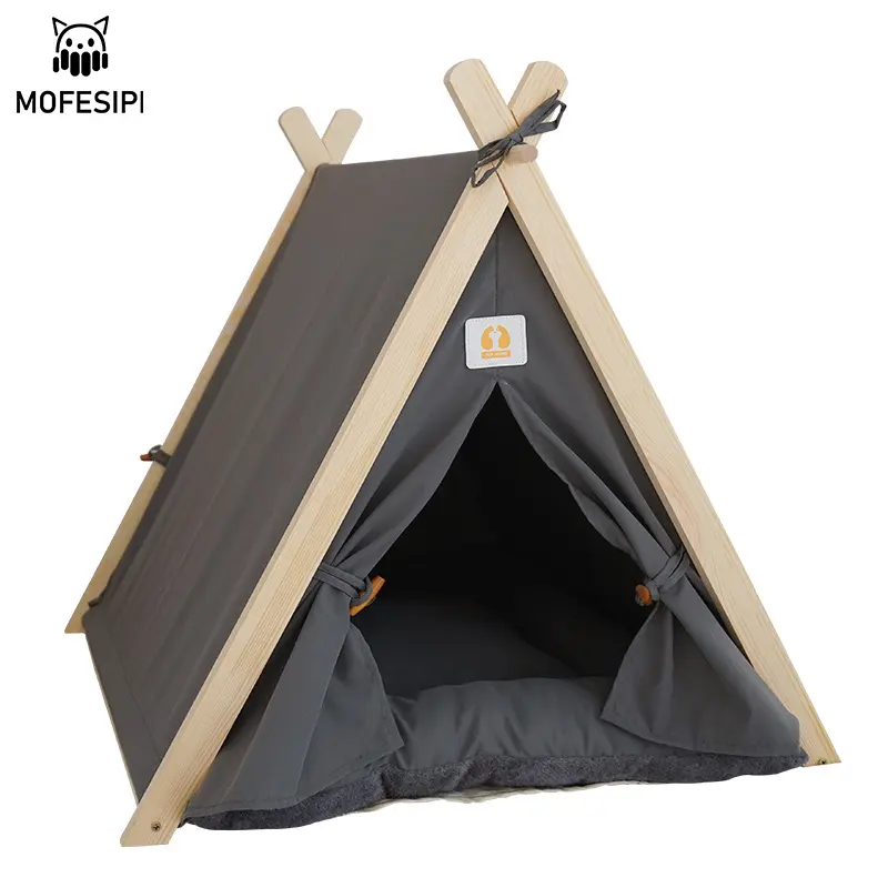 MOFESIPI फोर सीजन्स यूनिवर्सल पालतू बिस्तर केनेल कुत्ता तम्बू पशु बिस्तर तम्बू कैम्पिंग वियोज्य छोटे और मध्यम आकार का पालतू कुत्ता बिस्तर